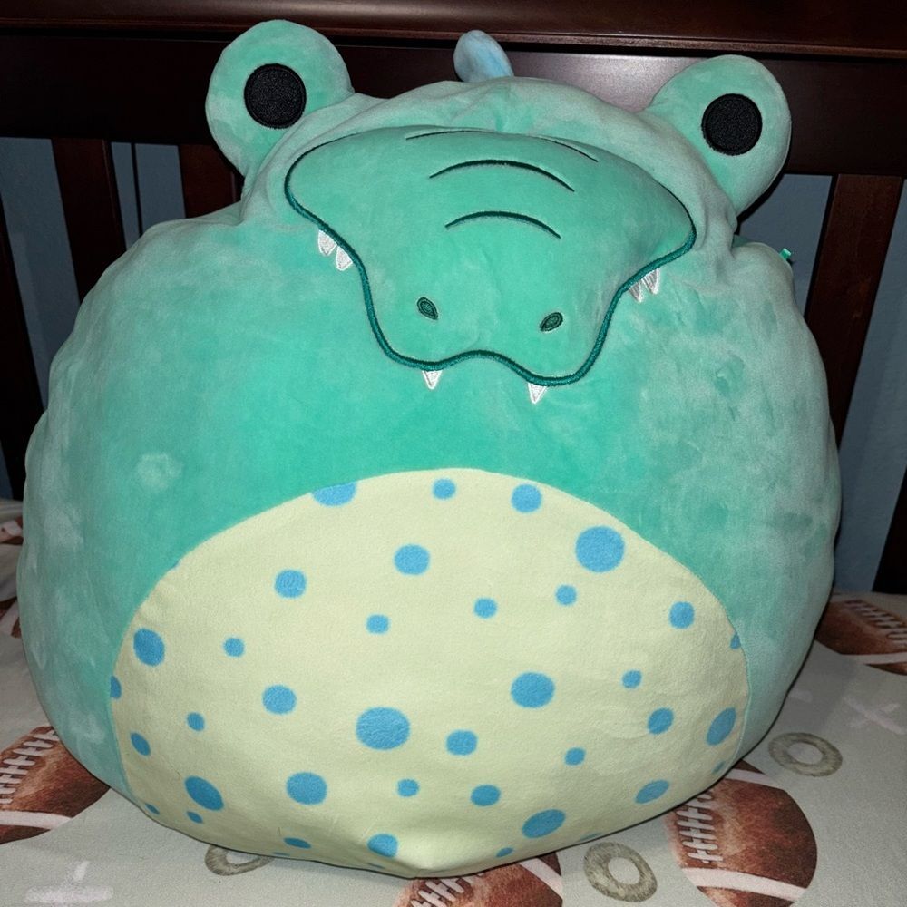 Squishmallow Tortuga the Teal Alligator Plush Toy